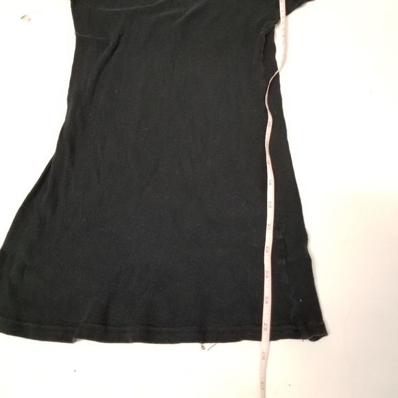 Hinge black medium M tee short sleeves basic thin ribbed - Picture 5 of 6